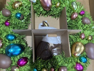 Members Mark 24 Inch Chocolate Bunny Wreath