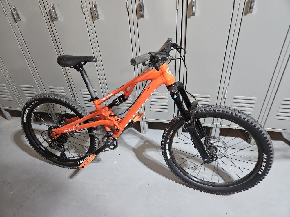 Rossignol Mandate Shift Kids' Full Suspension Mountain Bike Orange 24" Wheels