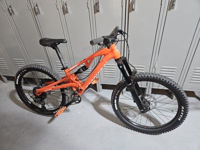 Rossignol Mandate Shift Kids' Full Suspension Mountain Bike Orange 24" Wheels