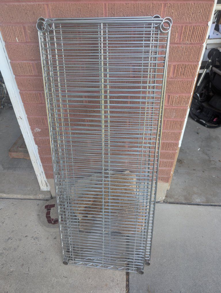 48"x18" Chrome NSF Certified Wire Shelves