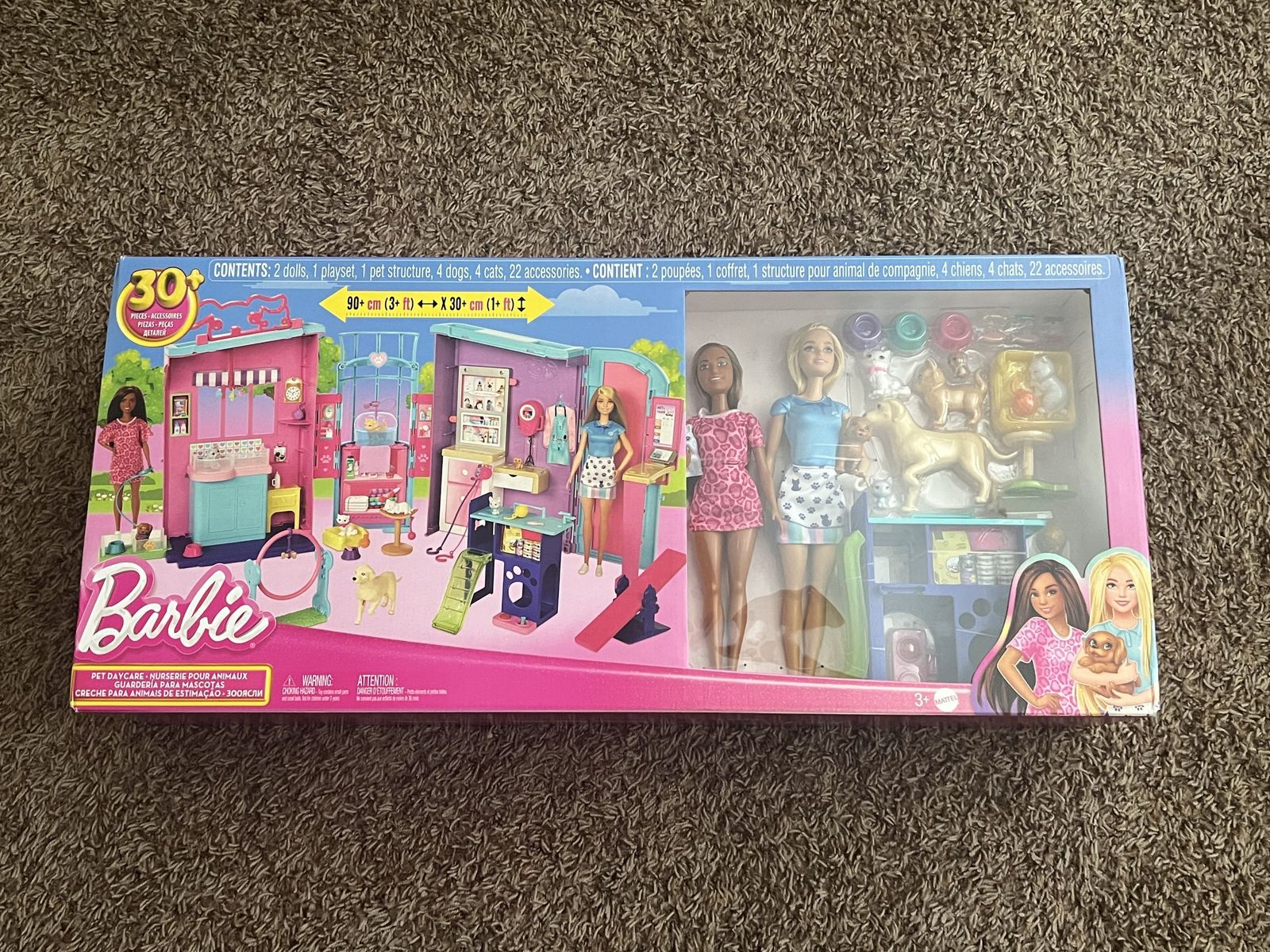 NEW: Barbie Pet Daycare with 2 Dolls