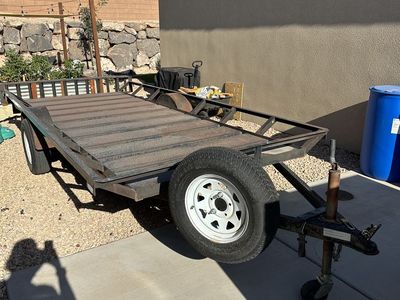 HaulRite Flatbed/Quad/Toy Trailer- Single Axle