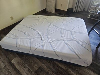 Queen Matress & Metal Bed Frame