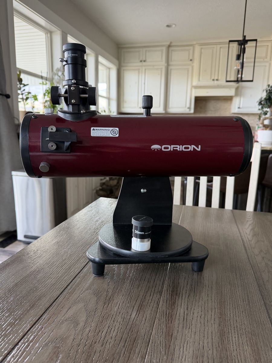 Orion Skyscanner 100- Tabletop Telescope with Barlow Lens and Eyepieces