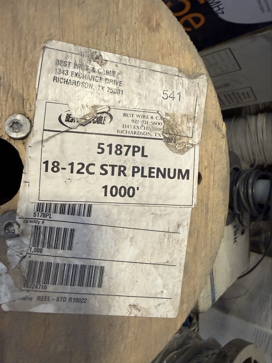 18-12C STR PLENUM WIRE