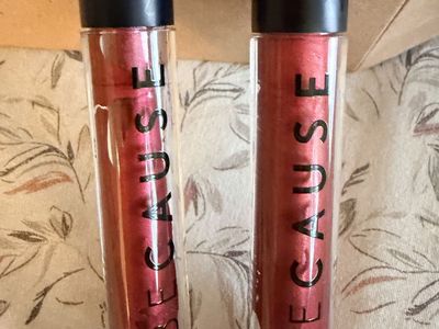 Because Metallic Liquid Lip Color Copper Rose Set of 2