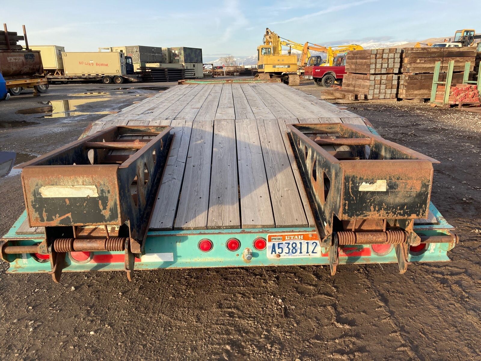 equipment trailer, hot shot