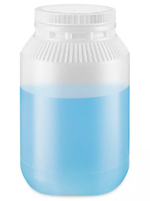 Plastic Jar (1 gallon) / White Caps