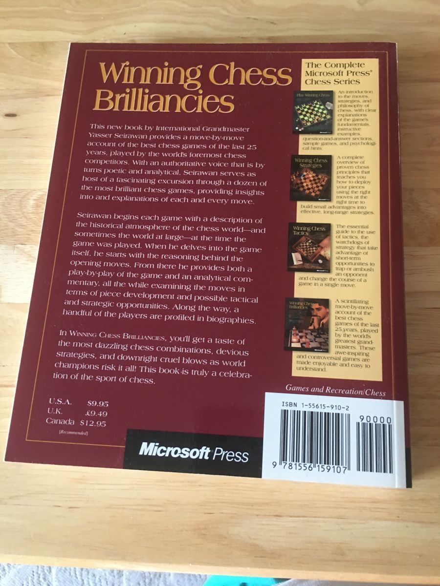 used paperback Chess books 