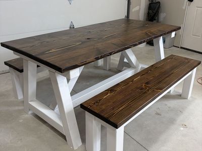 Custom Farmhouse Kitchen Table