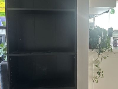 Black book shelf