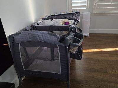 Pack and play for twins.