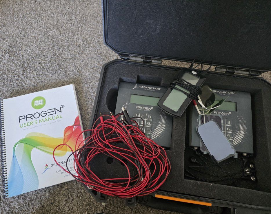 Resonant Light Technology ProGen 3 Frequency Generator System with Case & Manual