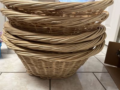 5 Raffia Baskets