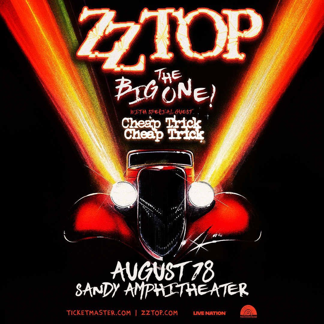 ZZ Top/Cheap Trick in Sandy - 7th Row Aisle!