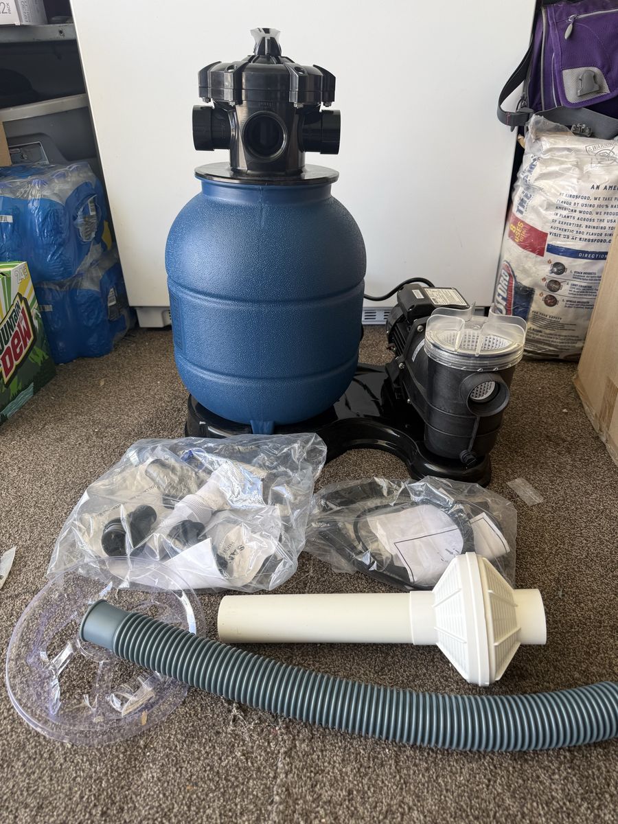 New 13 inch sand filter