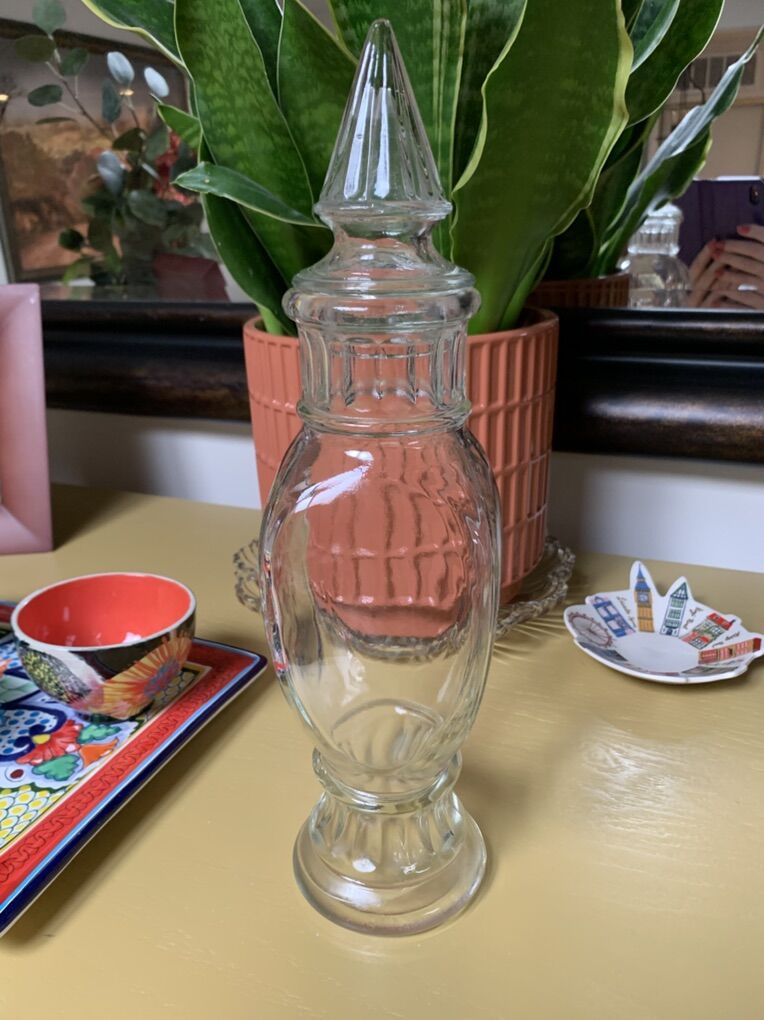 Vtg Wheaton Glass Apothecary/Drug Store Candy Jar