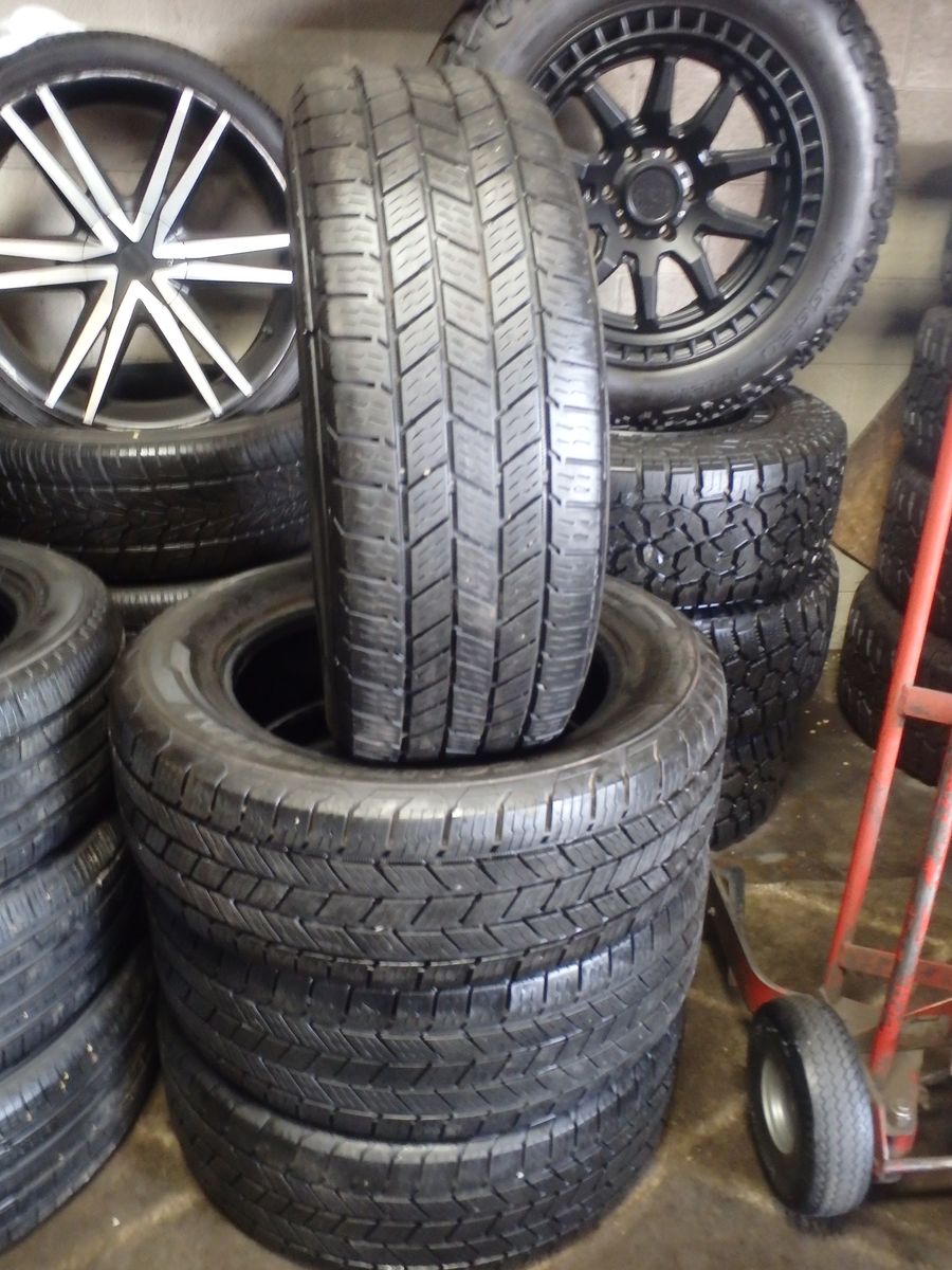 245/60R18 CONTINENTAL TERRAIN CONTACT H/T SET OF USED TIRES