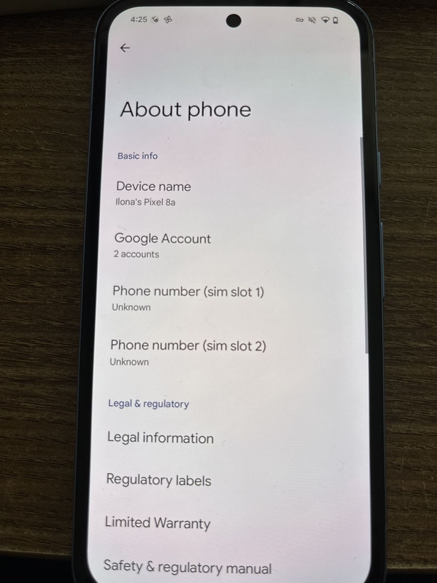 Google Pixel 8a Smartphone - Gently Used, T-Mobile