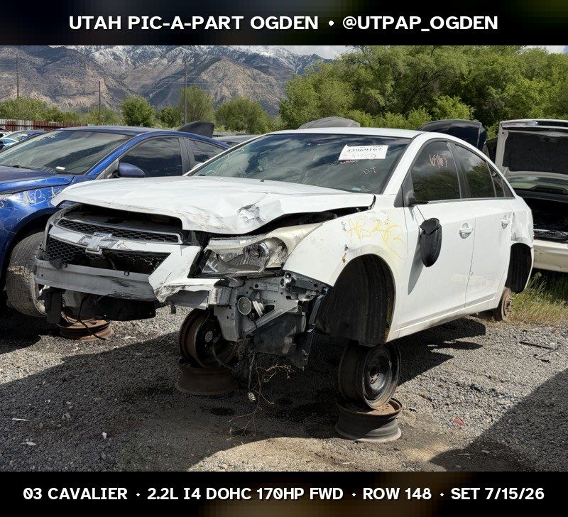 Just In! 2003 Chevrolet Cavalier Parts - UTPAP Ogden