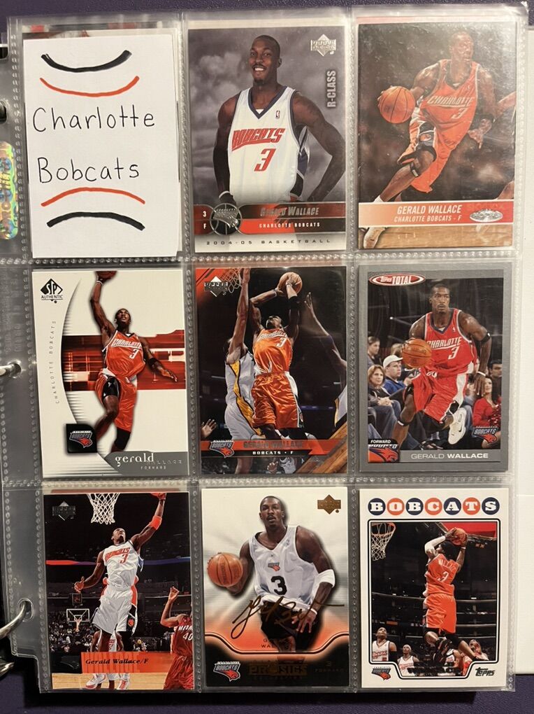 Charolette Bobcats Basketball Cards