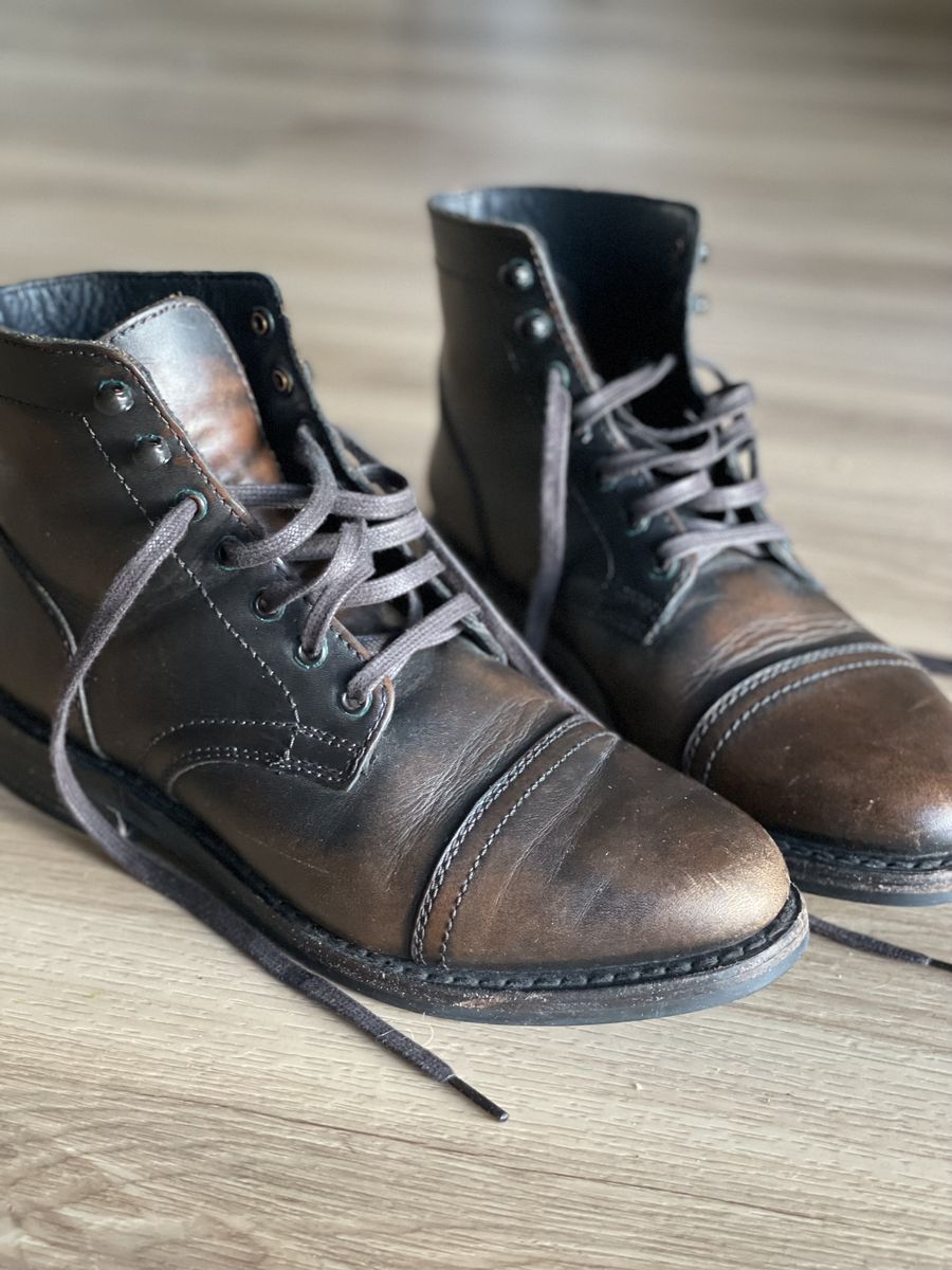 Thursday Captain Leather Boots Women's 9.5 Like New