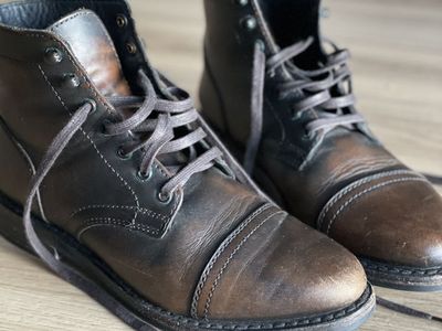 Thursday Captain Leather Boots Women's 9.5 Like New