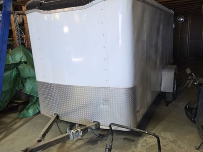 14ft enclosed trailer title in hand ready to work