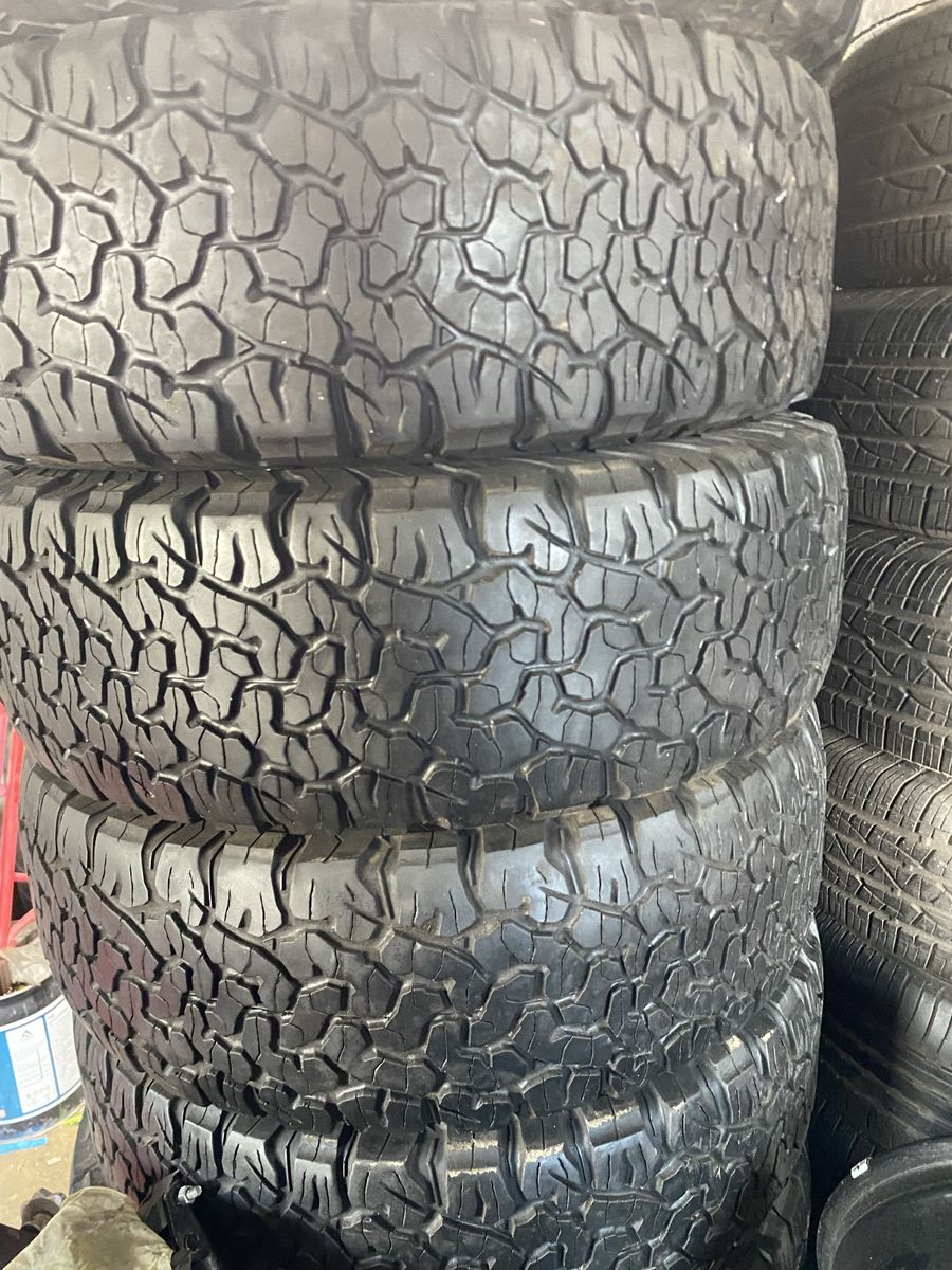 4 TIRES BFGOODRICH LT265-70-17 ALL TERRAIN GOOD CONDITION FREE INSTAL BALANCE LOAD RANGE C