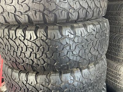 4 TIRES BFGOODRICH LT265-70-17 ALL TERRAIN GOOD CONDITION FREE INSTAL BALANCE LOAD RANGE C