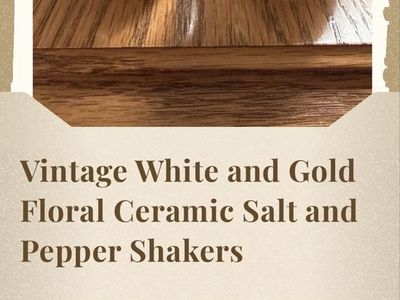 Vintage salt and pepper shakers