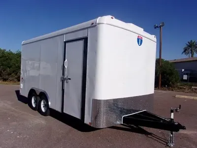 8.5 X 16 Interstate Enclosed Cargo Trailer FREE INSPECTION