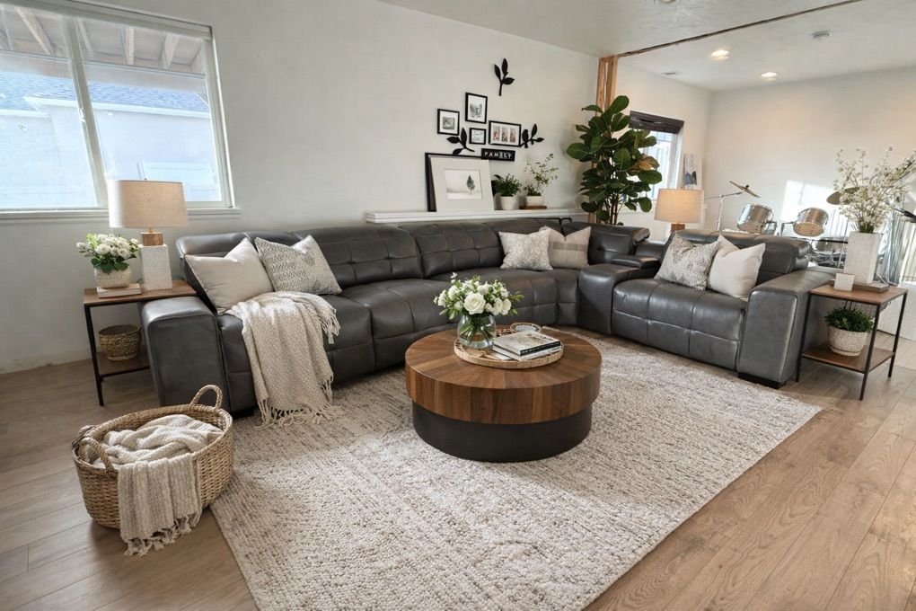 Costco Power Reclining Sectional- Like New