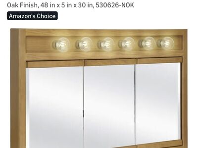 New Medicine Cabinet (6 Light)