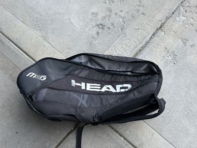 Head MXG tennis bag w/broken zipper