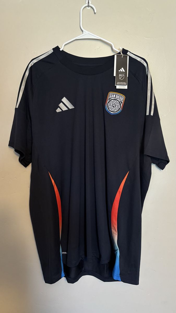 Adidas San Diego FC MLS Soccer Training Jersey NWT Men's 2XL