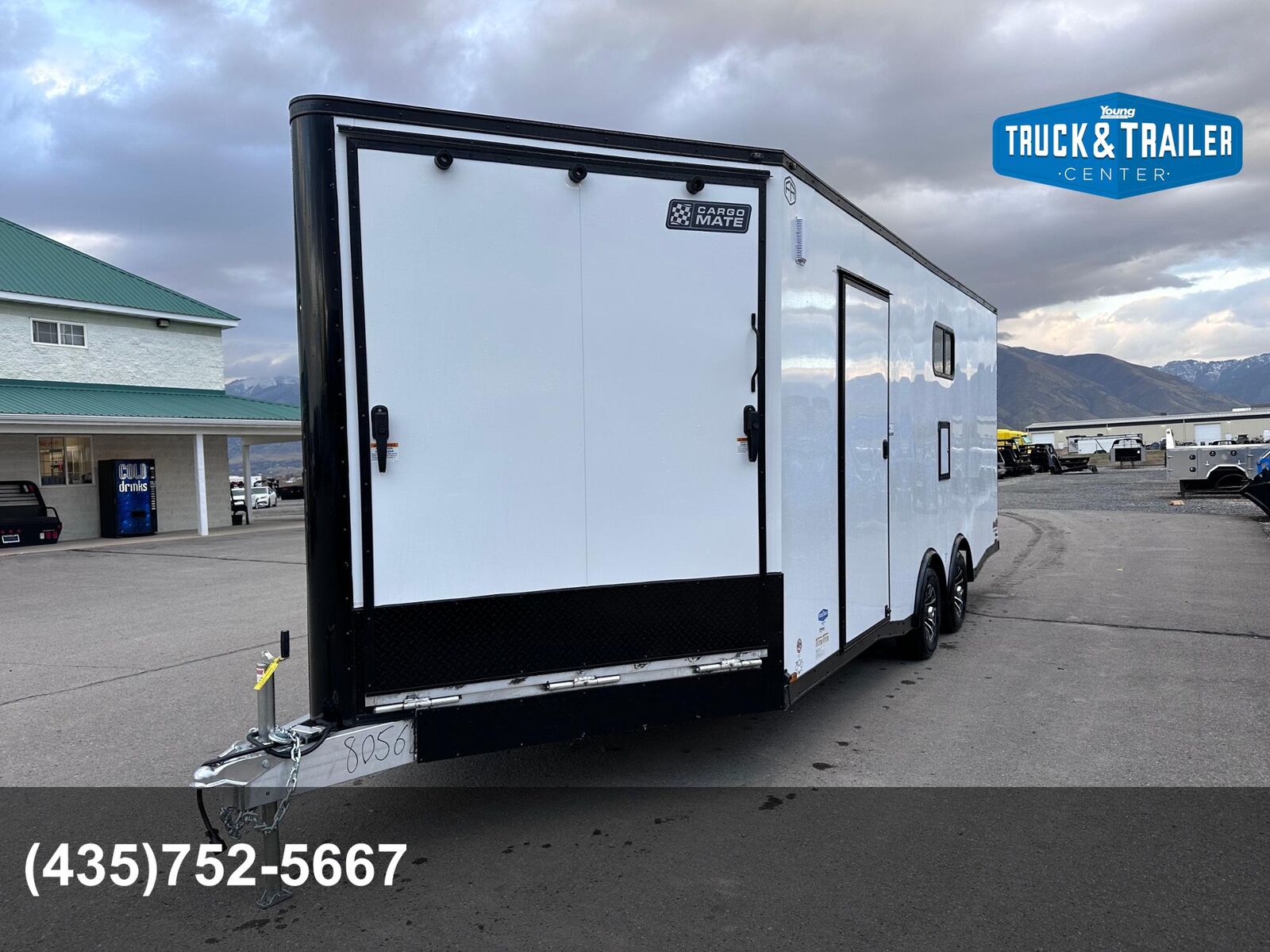 2026 Cargo Mate Redline 8.5X20+5 Aluminum Sled Trailer