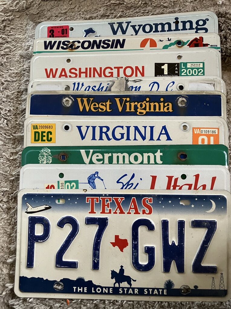 All 50 Srates Licence Plates