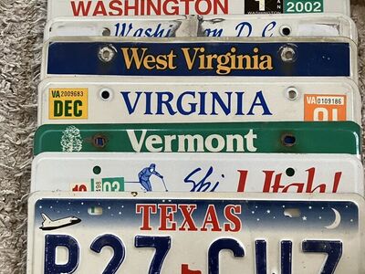All 50 Srates Licence Plates