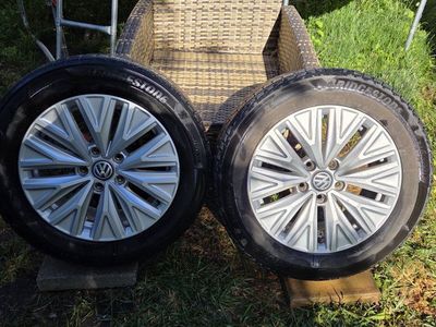 $300 OBO Volkswagen VW 16" OEM Wheels with Bridgestone Blizzak Winter Tires 215/60R16