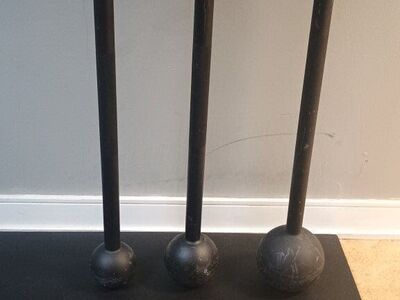 lightly used good condition macebells 20, 30, 55lb