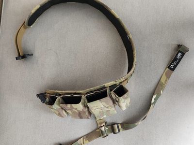 Tactical Belt and Wilder Belt Sheath w/ Pouches