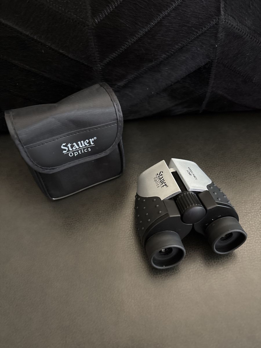 Stauer Optics 10x25 Binoculars with Case - Compact & Lightweight for Travel, Hiking, Bird Watching