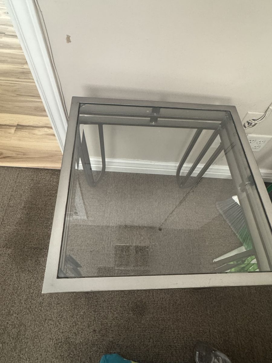 Glass coffee tables