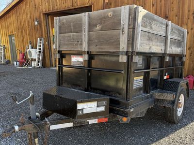 2006 Dump Trailer 5' X 8' With Added Sides