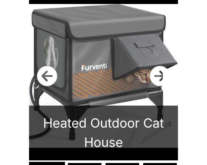 Heated Outdoor/Indoor Cat Shelter (NEW)