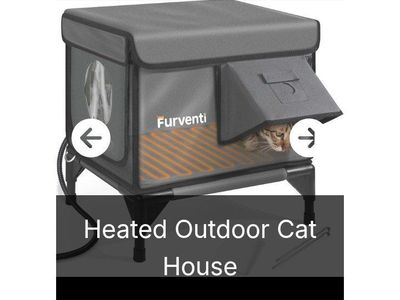 Heated Outdoor/Indoor Cat Shelter (NEW)