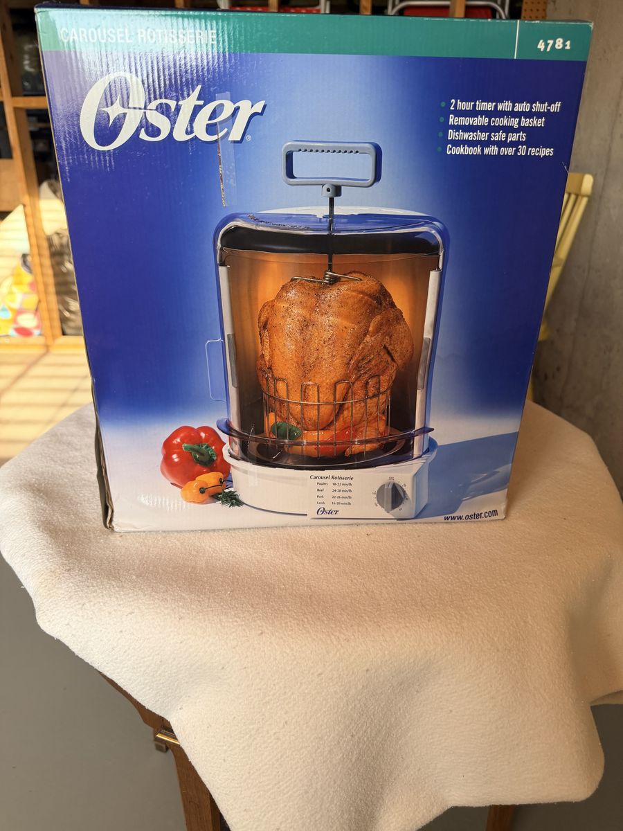 Oster Carousel Rotisserie Model 4781 Countertop Meat Roaster
