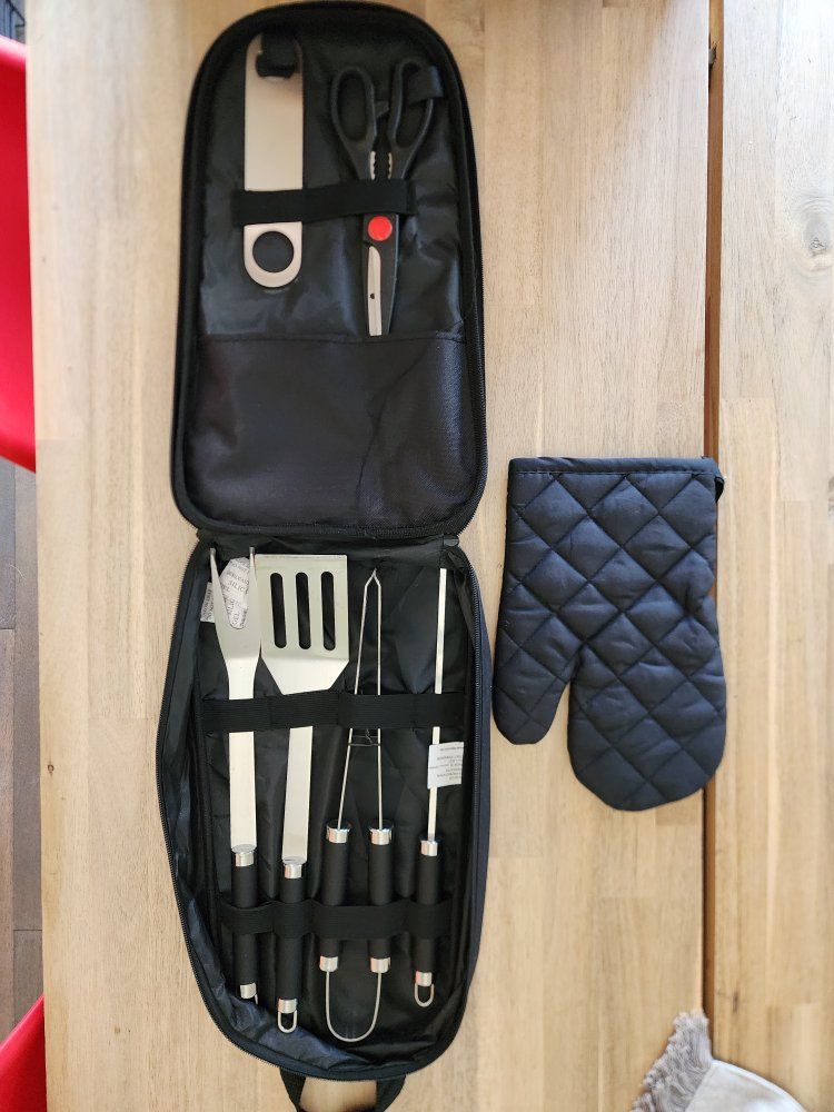 BBQ Grill Set with Carrying Case
