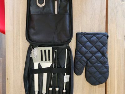 BBQ Grill Set with Carrying Case